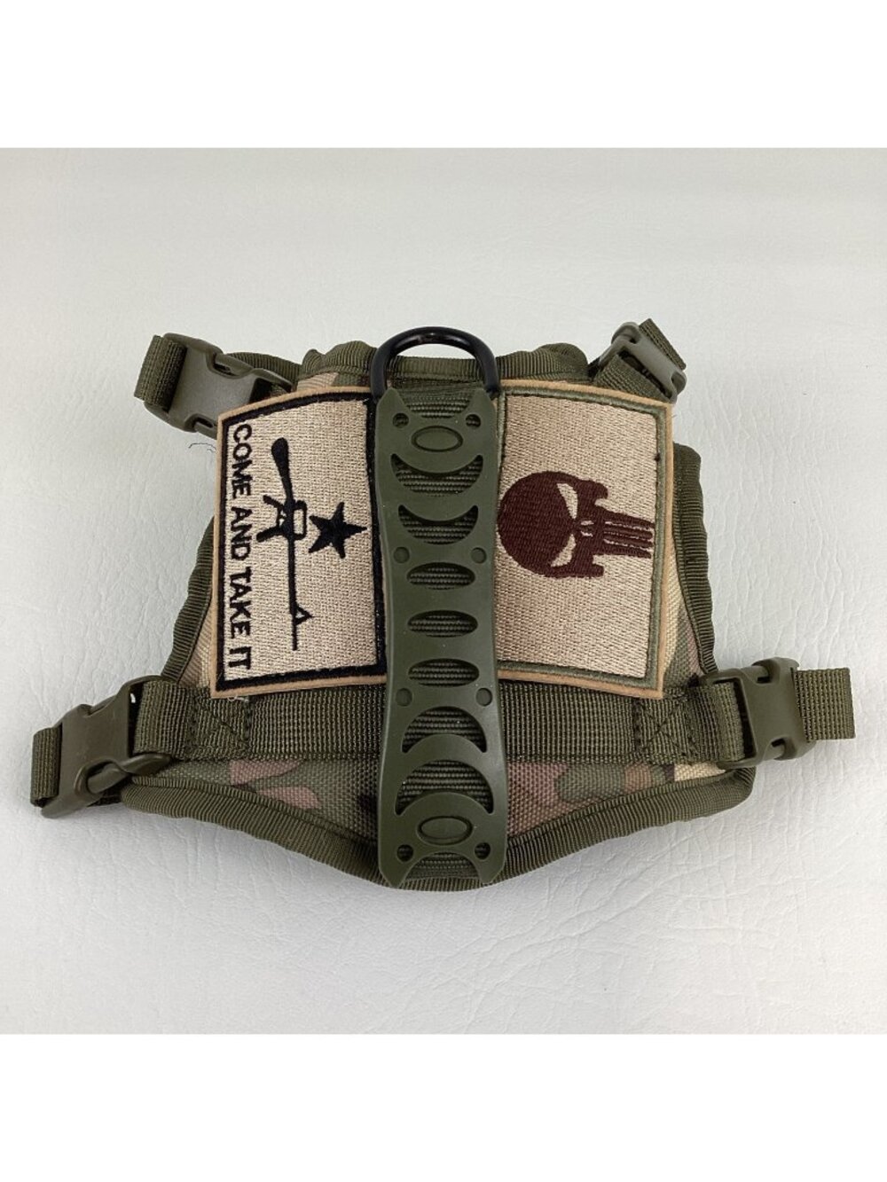 Pawsh Mini K9 Dog Harness Adjustable Straps Removable Patches Pet Gear Camo